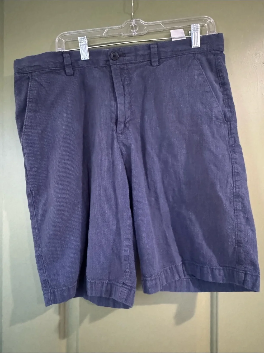 Banana Republic Dark Navy Flat-Front Shorts